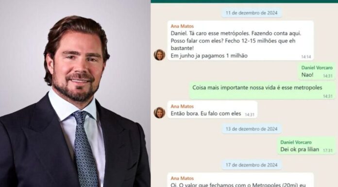 Mensagens mostram Vorcaro pedindo alterações em reportagens do Metrópoles antes da publicação